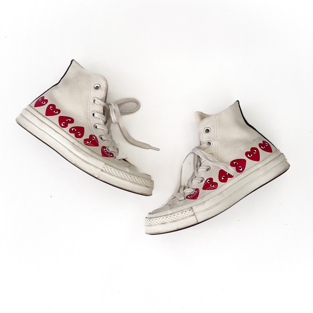 Converse x Comme des Garçons PLAY Chuck 70 Multi Heart Sneakers